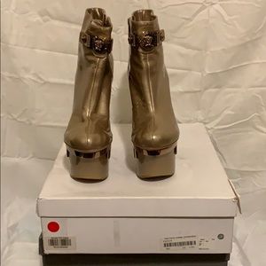 Versace gold bootie
